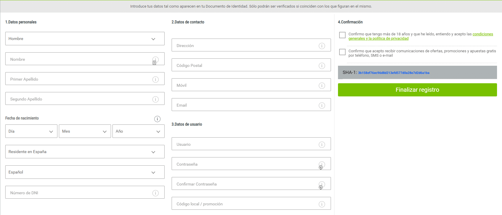 Cómo registrarse en Codere en pocos pasos