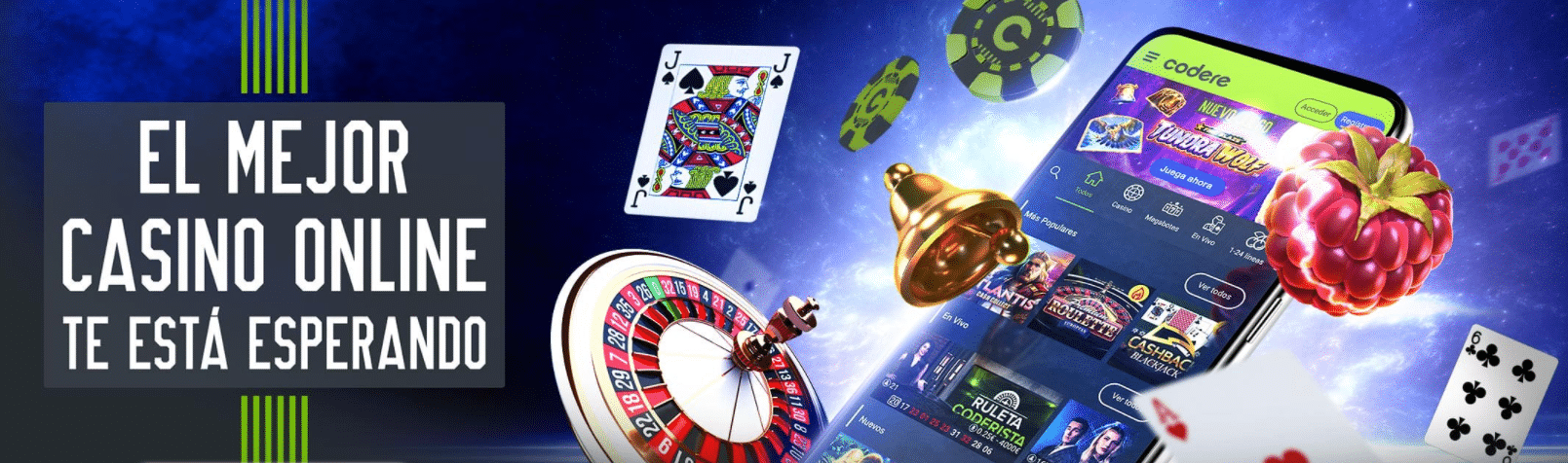 Apuesta al casino desde la aplicación de Codere