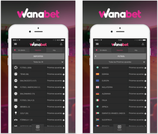 Wannabet app