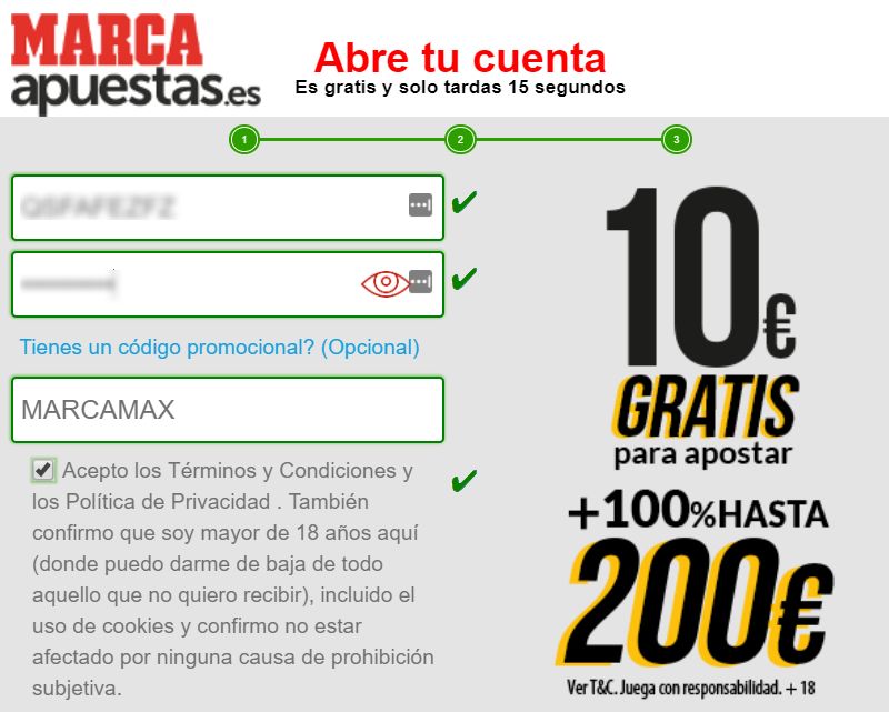 Código promocional Marca Apuestas