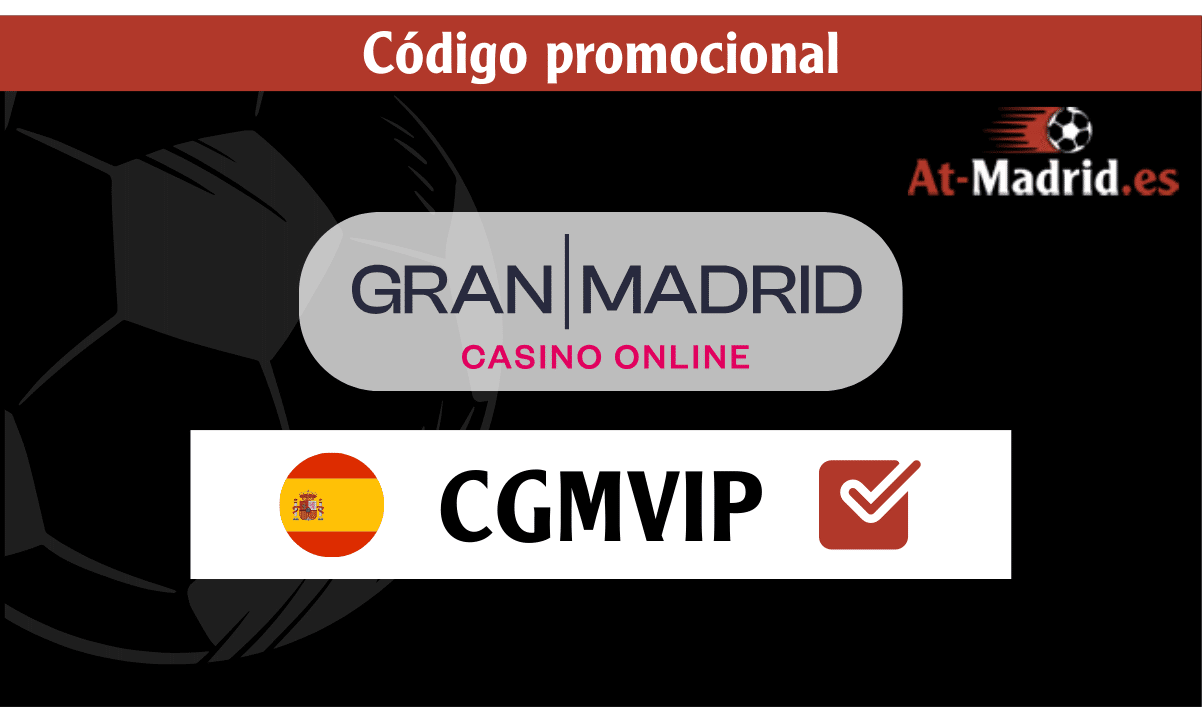 codigo promocional casino gran madrid CGMVIP